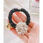 ヘアゴム 「resonance」ビジュー＆パール調 ヘアゴム