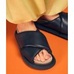 サンダル 「ユニセックスアイテム」「SPECIAL SHOES FACTORY コラボ」東京産イタリアンビブラムソールクロスストラップサンダル「MAI
