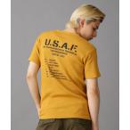 メンズ tシャツ Tシャツ SHORT SLEEVE  WAFFLE T-SHIRT USAF / 半袖 ワッフル Tシャツ USAF / AVIRE