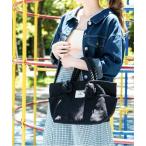  большая сумка [SALON de RUBAN / салон доллар Van ] WEB ограничение парусина материалы 500ml пластиковая бутылка место хранения возможно карман большое количество low 