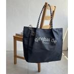 トートバッグ 撥水ロゴ入りビッグトートバッグ レディース