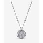 ネックレス Pandora Timeless パヴェ ラウンド ペンダント ネックレス レディース