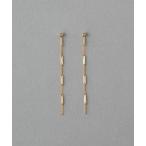 ピアス ラブラドーライト チェーン ピアス レディース