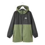 レインコート カッパ レインパーカー バイカラー レディース メンズ