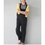 パンツ コットンツイル サロペット レディース