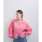 カーディガン 「サステナブル・UVカット」クロップドZIPカーディガン レディース