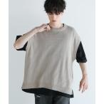 ベスト ジレ Buyer's Select / 綿麻サマーニットベスト メンズ
