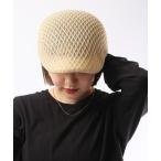 帽子 ベレー帽 fabulous クロス編ミックスサーモハンチング  Lサイズ メンズ レディース