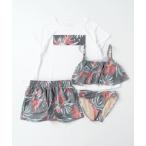 水着 RUSTY/ラスティー キッズ 水着4点セット 水陸両用 ビキニ スイムウェア 963802 キッズ 子供 女の子