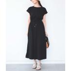 ワンピース BEAMS HEART / 肩タック ドロストワンピース
