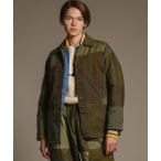 カバーオール 「rebear by Johnbull」パッチワークカバーオールジャケット メンズ レディース