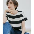 tシャツ Tシャツ 「大好評アイテムが今年も登場！」「WEB・一部店舗限定」ポンチワイドボーダーTシャツ レディース