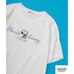 tシャツ Tシャツ レディース PEANUTS チェーンステッチ Tシャツ 半袖