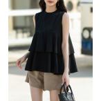 ラッシュガード 「UVカット率 99%以上」レディース水着 ティアードフリルのペプラムラッシュガードトップス+ショートパンツ 上下2点セット レディー