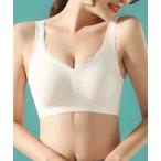 ショッピングナイトブラ ナイトブラ 「2枚組」リーフ柄スカラップコンフォートブラ