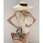  купальный костюм [ очень популярный ] one плечо оборка плавание одежда женский 