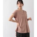 tシャツ Tシャツ 快適スキッパーチュニック/ 163490 レディース