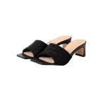 サンダル ヘアカーフミュール レディース