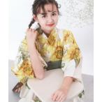 浴衣 ジュニア変織生成り二部式浴衣3点セット キッズ 子供 女の子