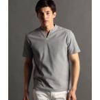 ショッピングtシャツ メンズ tシャツ ハニカムジャージー キーネックTシャツ メンズ