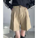 パンツ コーデの鉄板アイテム! ベーシック ハーフパンツ レディース