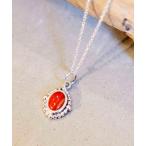 ショッピングレディ 夏 ネックレス SENTI センティ / STONE CHARM NE サンゴストーン天然石シルバー925チェーンネックレス / 4037 メンズ レディ