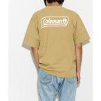 ショッピング半袖トップス プリント ロゴ tシャツ Tシャツ メンズ 「 Coleman / コールマン 」バックプリントロゴTシャツ 半袖 CM5703 BACKP S/S KFI