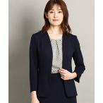 ジャケット ノーカラージャケット 「日本製/洗える」ノーカラージャケット レディース