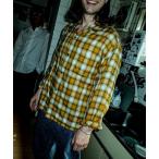 シャツ 「TOWNCRAFT/タウンクラフト」OMBRE LOOP COLLAR SHIRTS　オンブレループカラーシャツ メンズ レディース