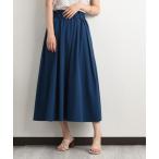 スカート 「撥水・ＵＶ・接触冷感」ギャザーフレアスカート レディース