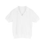 tシャツ パイルポロトップス レディース