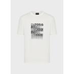 ショッピングアルマーニ tシャツ Tシャツ メンズ 「エンポリオ アルマーニ」Tシャツ ピマジャージー 80s風ロゴプリント