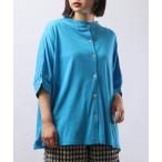 ブラウス シャツ Arinomama 綿テンセルコクーンブラウス 半袖 レディース