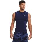 タンクトップ メンズ UAヒートギアアーマー コンプレッション スリーブレス シャツ（トレーニング/メンズ）