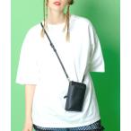 ショルダーバッグ バッグ an meets zakka レザースマホショルダーバッグ レディース メンズ