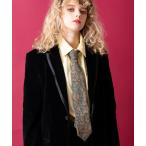 ネクタイ an meets zakka レトロクラシックペイズリー柄ネクタイ