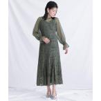 ドレス 結婚式 パーティードレス オーガンジー切り替え袖あり&ロングお呼ばれフォーマルオケージョンドレス 二次会 成人式 同窓会 謝恩会 20代 30