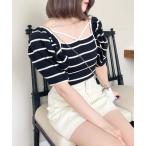 tシャツ Tシャツ アソートパフスリーブTEE　906216 レディース