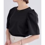 tシャツ ボンディングタックスリーブトップス レディース