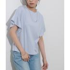 tシャツ 接触冷感フレアスリーブTシャツ レディース