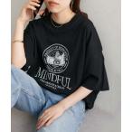 ショッピングtシャツ レディース 半袖 tシャツ Tシャツ レディース 「ユニセックス」MINDFUL刺繍ロゴTシャツ