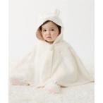 ショッピングポンチョ ポンチョ マイクロファー　ベビーマント キッズ 子供服 男の子 女の子