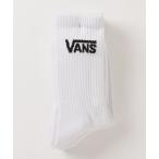 靴下 VANS ヴァンズ CREW 3PACK SOCKS ソックス 123R1210501 ABC-MART限定 WHITE メンズ レディース