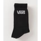 靴下 VANS ヴァンズ CREW 3PACK SOCKS ソックス 123R1210501 ABC-MART限定 BLACK メンズ レディース