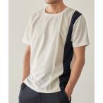 tシャツ 「接触冷感/吸水速乾」マルチファンクション縦切り替えT「親子おそろい」 メンズ