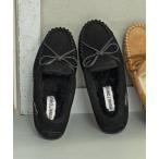 デッキシューズ モカシン MINNETONKA(ミネトンカ) / 本革 スエード ボアモカシンシューズ CADENCE CLASSIC TRAPPER