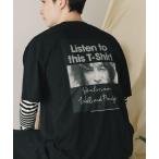 ショッピングレディ 夏 tシャツ +81BRANCA/ハチイチブランカ John Lennon sign＆photo big tee Tシャツ グラフィックＴシャツ レディー
