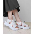 サンダル Liberty doll /  厚底レースアップスポーツサンダル (4166) レディース メンズ