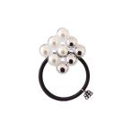 ヘアゴム chloe pearl hair elastic clear