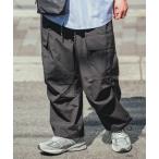  брюки-карго [UAU] обратная сторона сетка водоотталкивающий широкий легкий брюки-карго мужской женский 